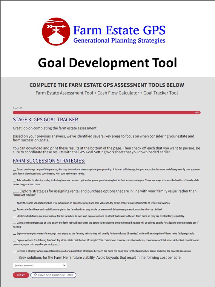 Farm Estate GPS Succession Guide